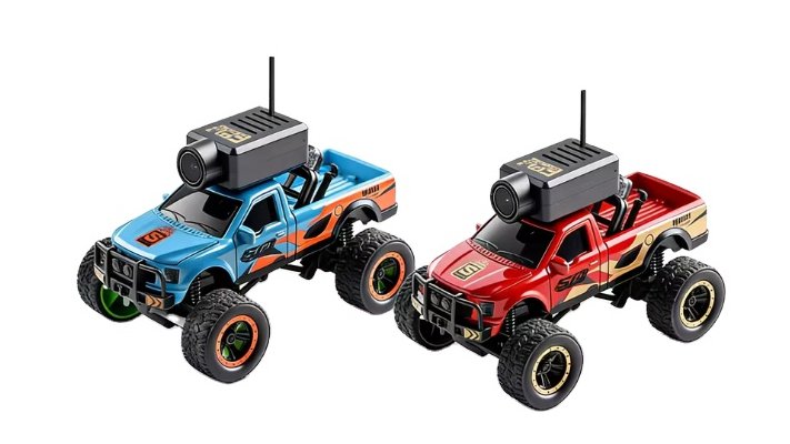 Wltoys 6407 FPV RC Car Blue and Red Color